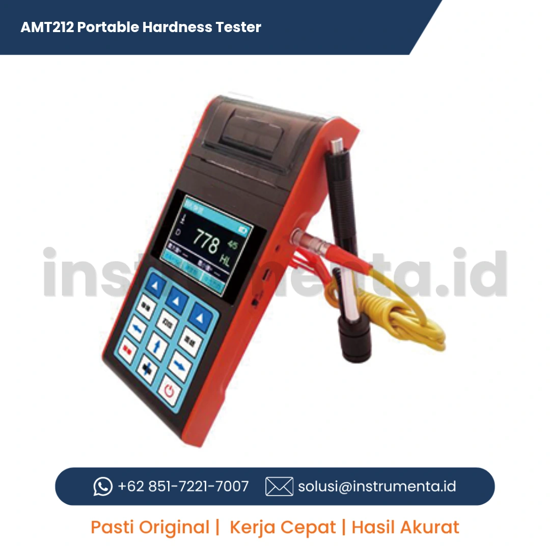 Official Supplier AMTAST AMT212 Portable Hardness Tester Alat Ukur Kekerasan Logam Digital